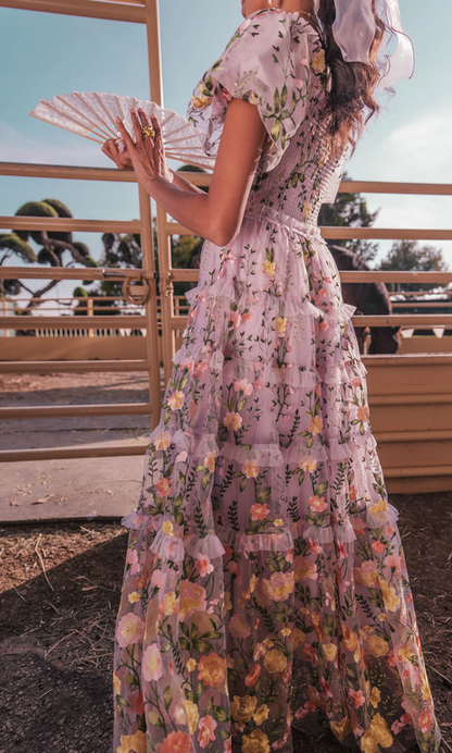 JessaKae Rose Dress - Maxi - Lilac Rose