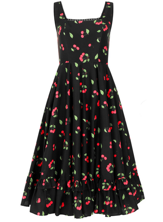 JessaKae Cherry Jam Dress - Black Cherry