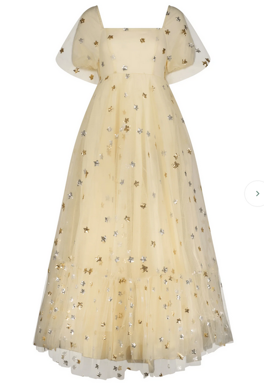 JessaKae Wendy Dress - Cream Star