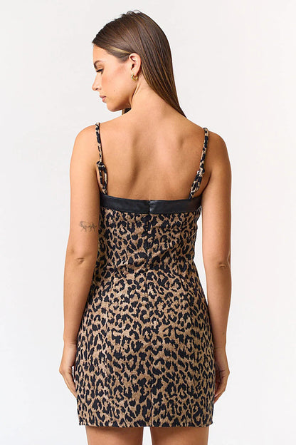 Ruby & Jenna Women's Jacquared Strappy Dress