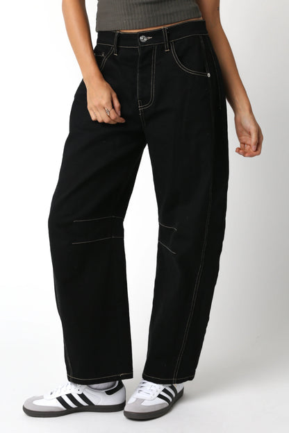 Ruby & Jenna Women's Barrel Pant