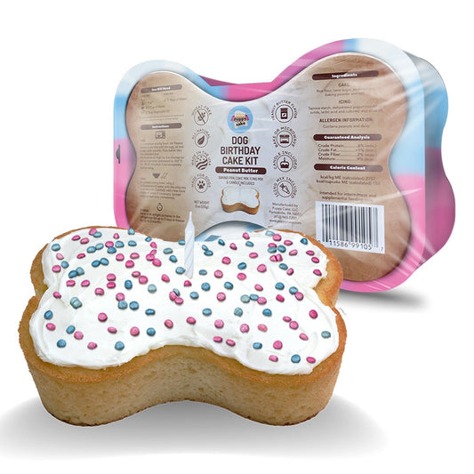 Puppy Cake Dog Birthday Cake Kit - Pumpkin