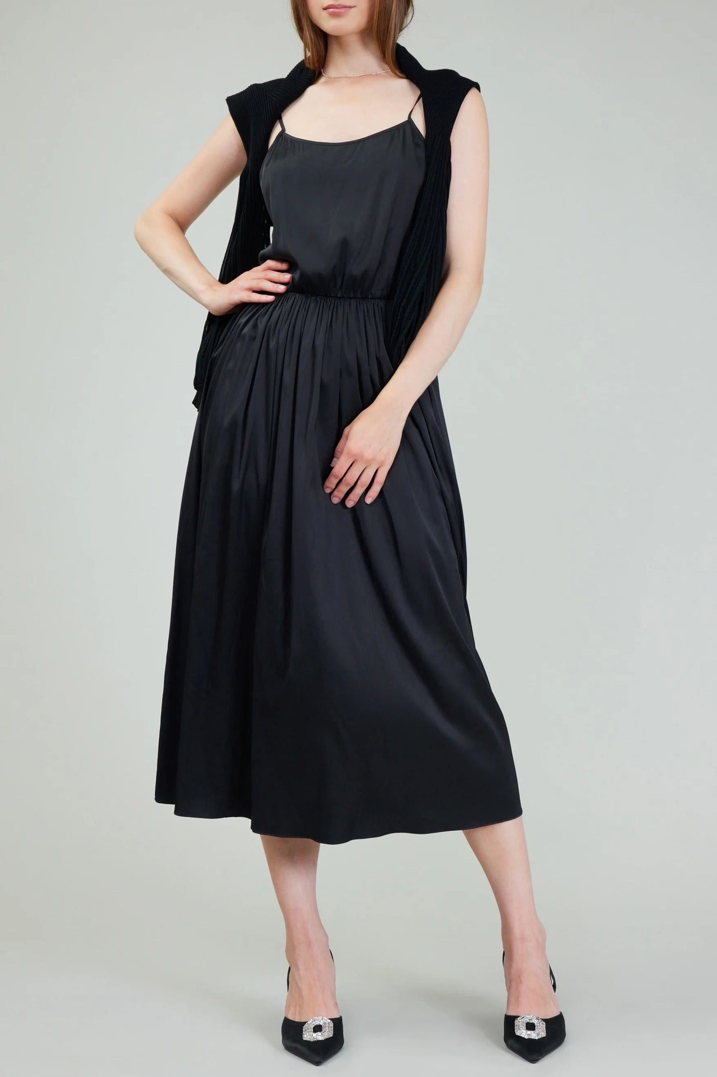 Ruby & Jenna Women's Round Neck Sweater Dress Set