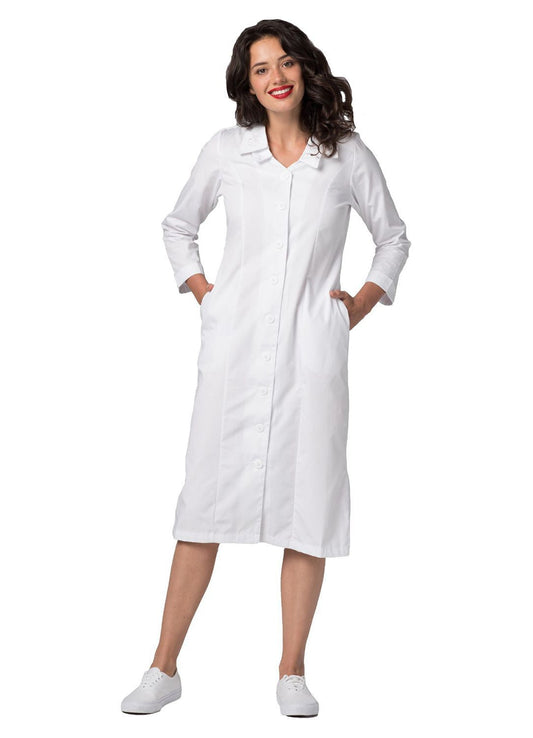 Adar Women's Double Embroidered Collar Dress