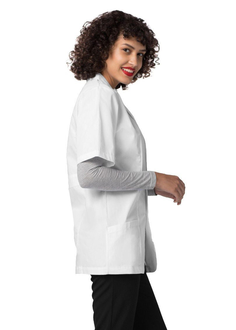 Adar Unisex 31" Short Sleeve Consultation Coat