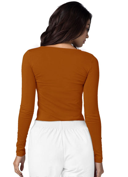 Adar Women's Notched V-neck Top 1