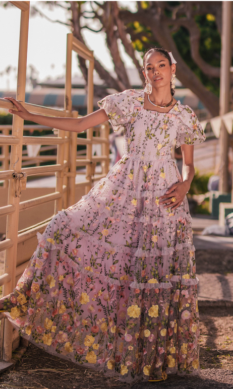 JessaKae Rose Dress - Maxi - Lilac Rose