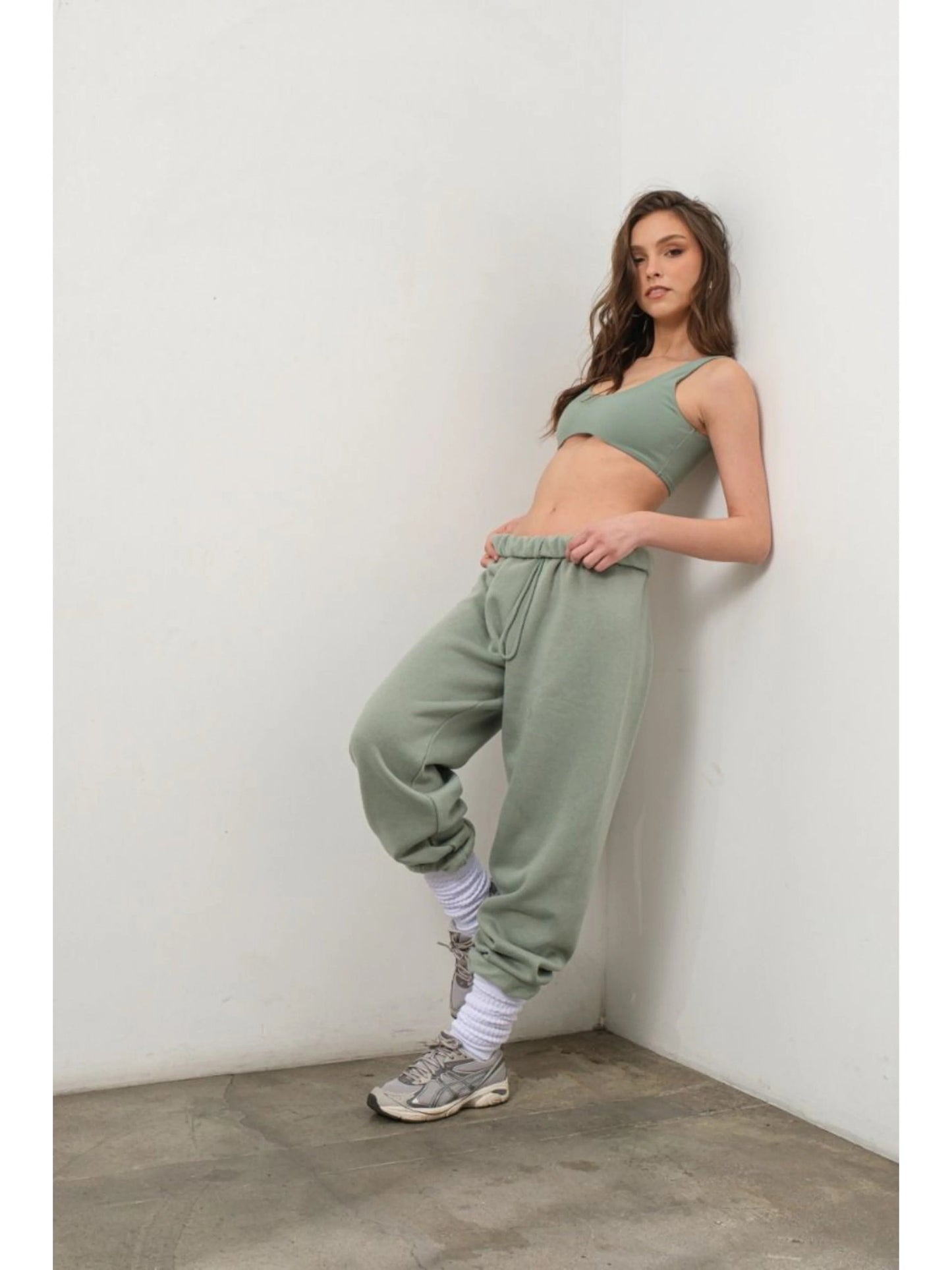 Ruby & Jenna Women's Oversized Jogger Pants