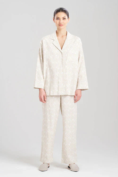 NATORI Flannel Infinity Notch PJ