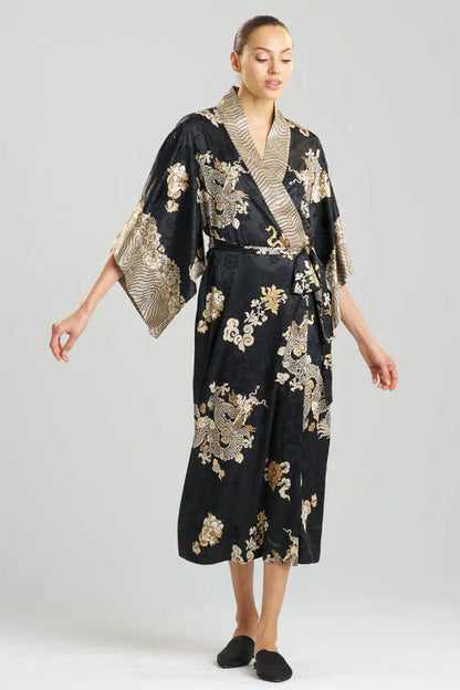 NATORI Imperial Dragon Jacquard Robe