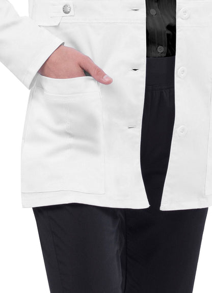 Adar Women's 28" Tab-Waist Lab Coat