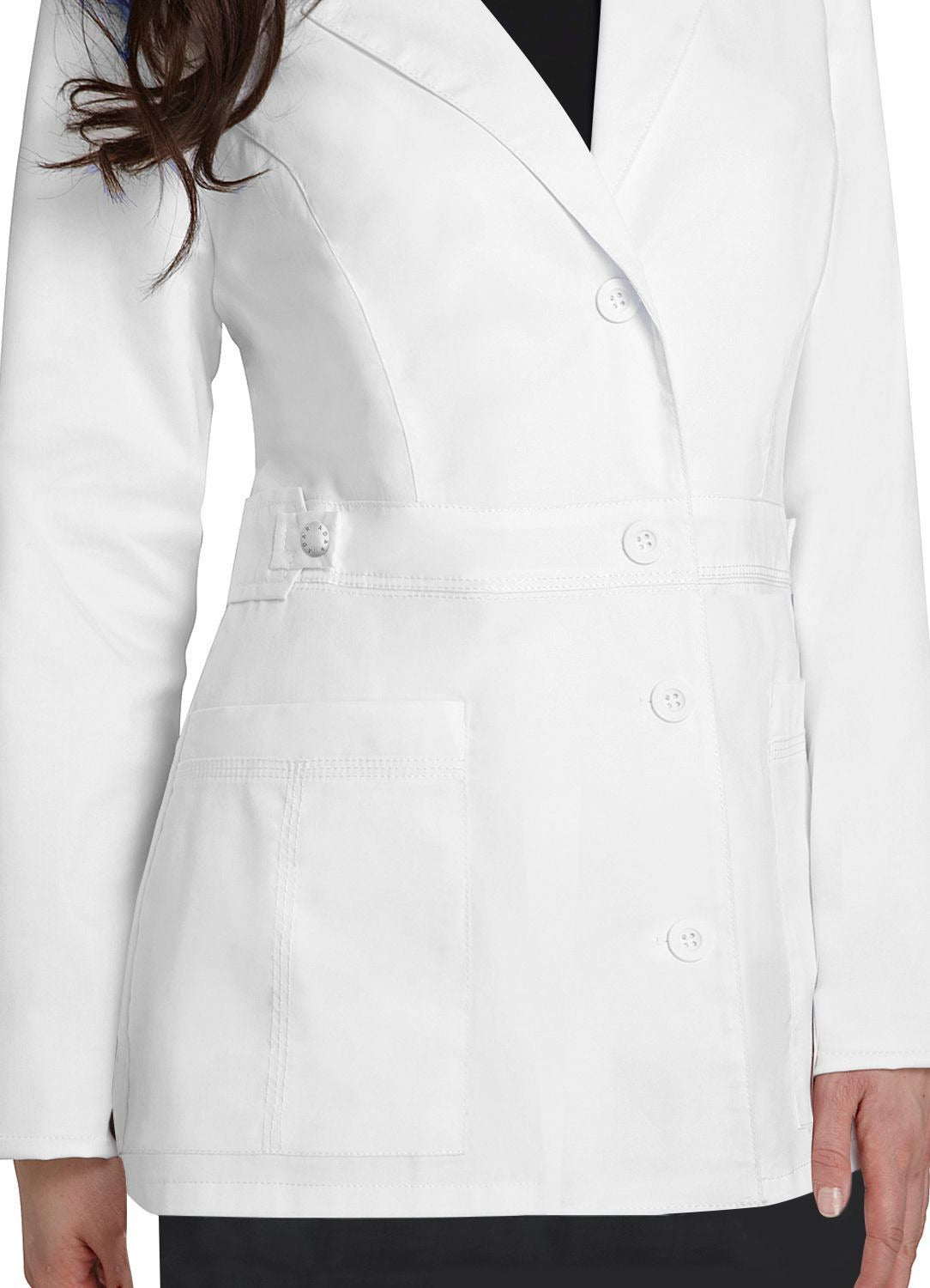 Adar Women's 28" Tab-Waist Lab Coat
