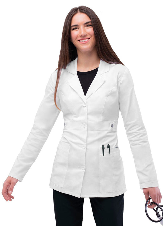 Adar Women's 28" Tab-Waist Lab Coat