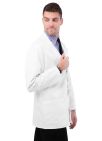 Adar Mens 31" Snap Front Lab Coat