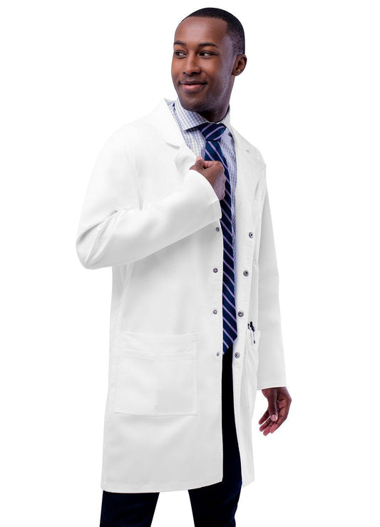 Adar Unisex 36" Snap Front Lab Coat