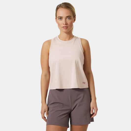 Helly Hansen Women's Ocean Cropped Tank Top - 094 PINK CLOUD (x2)