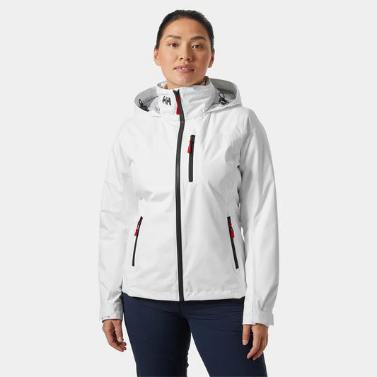 Helly Hansen Women’s Crew Hooded Midlayer Jacket 2.0 - 001 WHITE