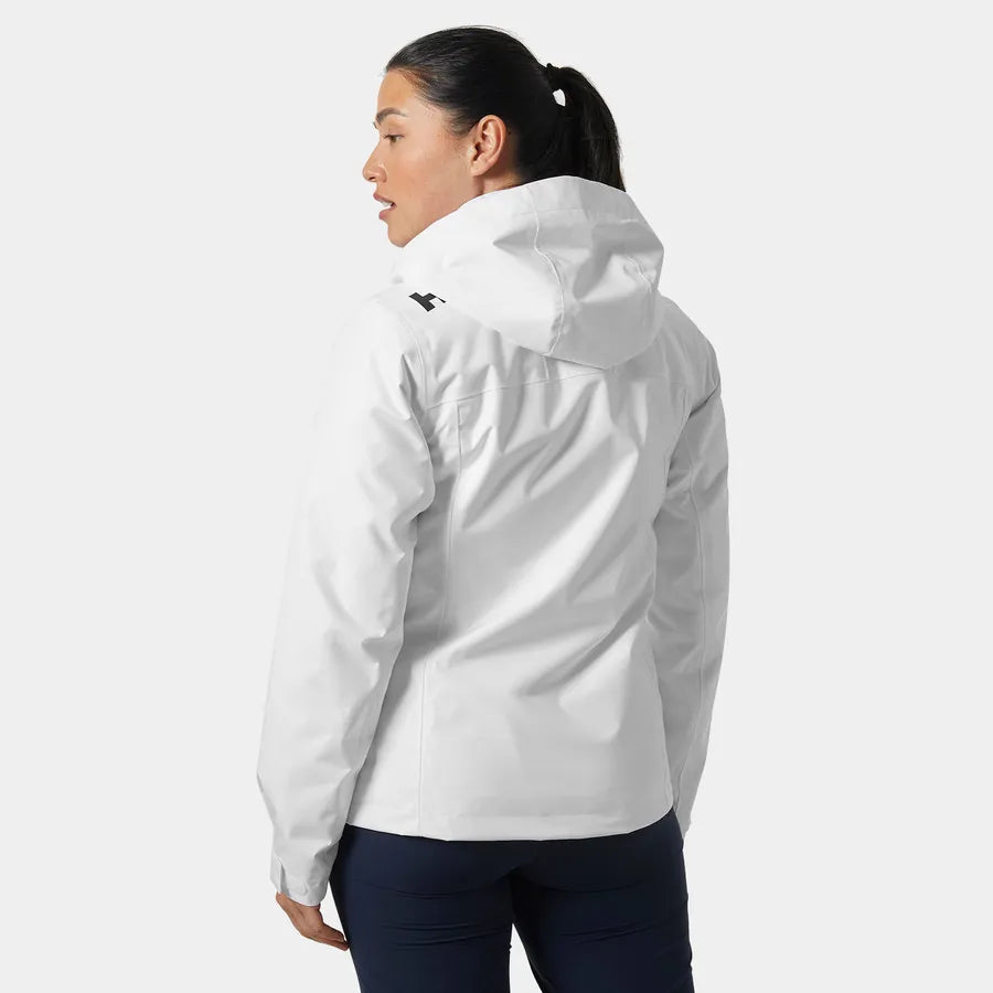 Helly Hansen Women’s Crew Hooded Midlayer Jacket 2.0 - 001 WHITE