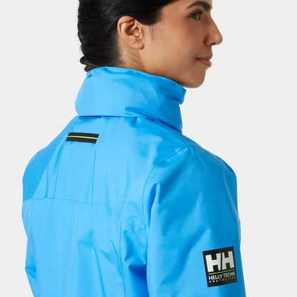 Helly Hansen Women’s Crew Hooded Midlayer Jacket 2.0 - 645 CYAN