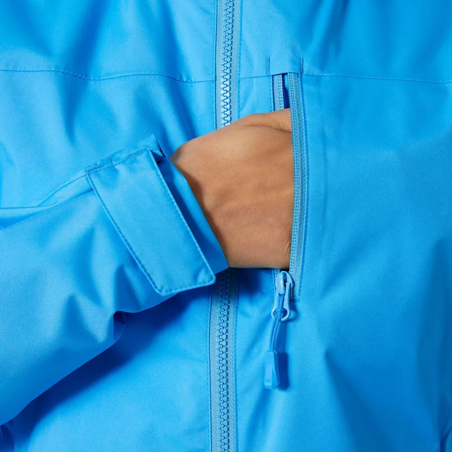Helly Hansen Women’s Crew Hooded Midlayer Jacket 2.0 - 645 CYAN