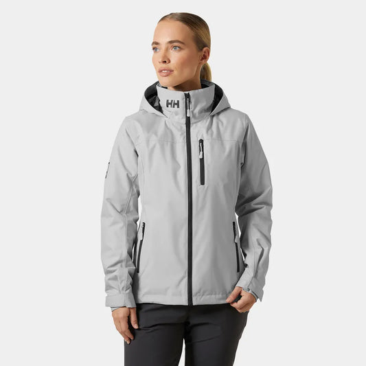 Helly Hansen Women’s Crew Hooded Midlayer Jacket 2.0 - 853 GREY FOG
