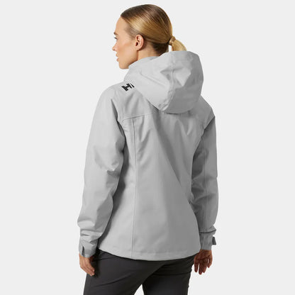 Helly Hansen Women’s Crew Hooded Midlayer Jacket 2.0 - 853 GREY FOG