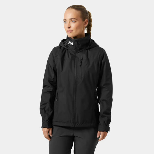 Helly Hansen Women’s Crew Hooded Midlayer Jacket 2.0 - 990 BLACK