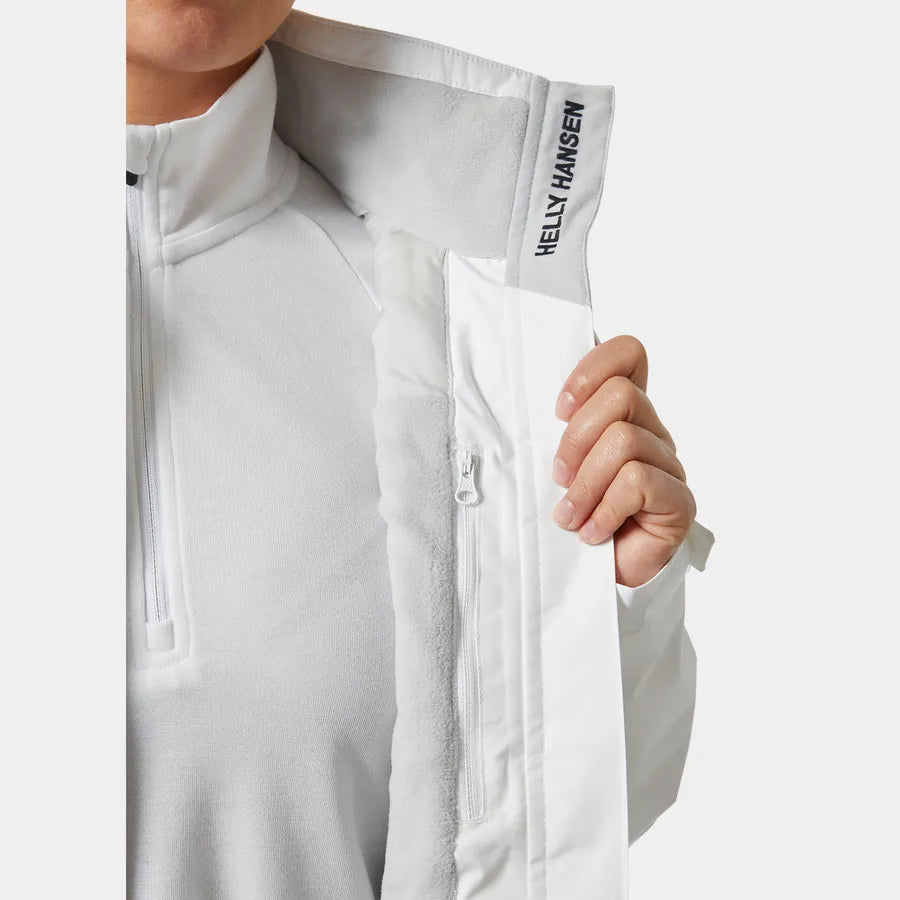 Helly Hansen Women’s Crew Midlayer Jacket 2.0 - 001 WHITE
