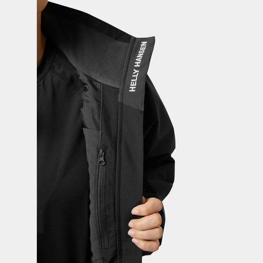 Helly Hansen Women’s Crew Midlayer Jacket 2.0 - 990 BLACK