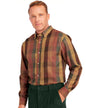 BLAIR John Blair Multi-Plaid Shirt