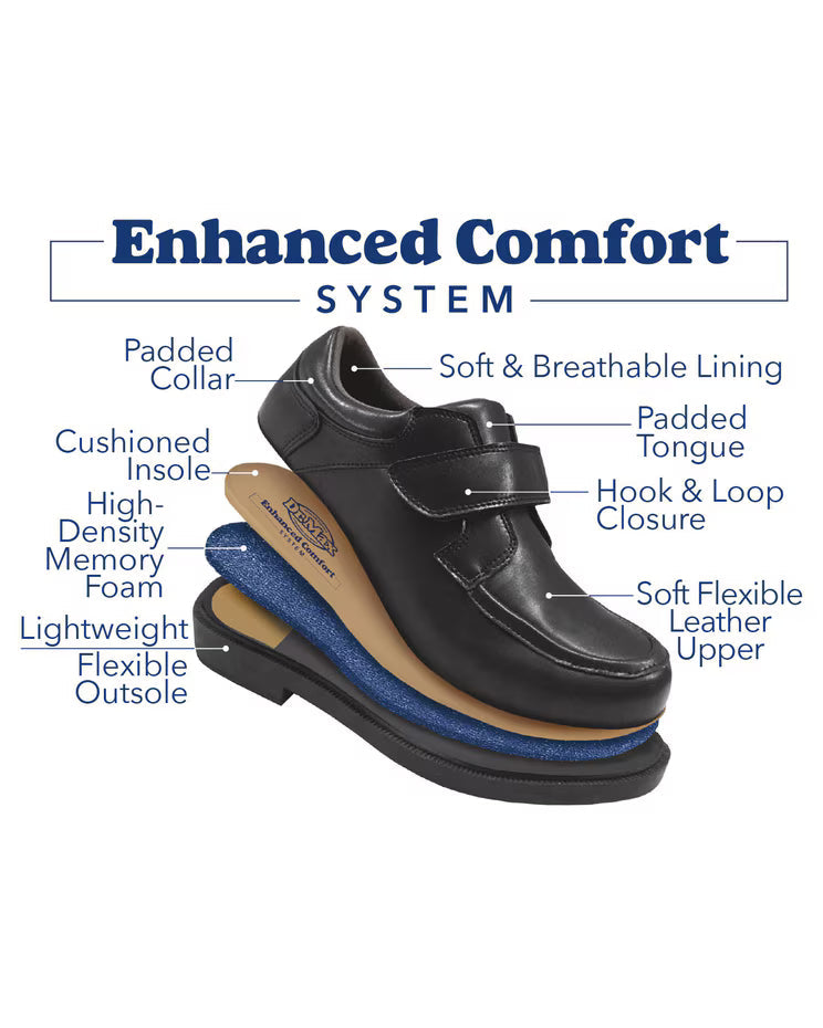 BLAIR Men's Shoes Dr. Max Leather One-Strap Casual Shoes - x3