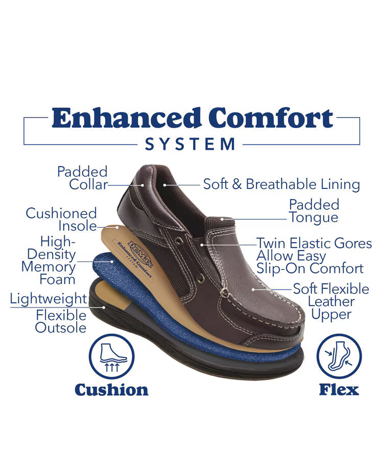 BLAIR Men's Shoes Dr. Max Leather Slip-On Casual Shoes - x3