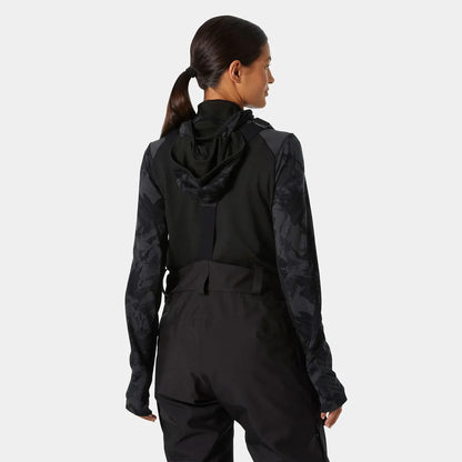 Helly Hansen Women's LIFA Merino Midweight Balaclava Hoodie - 990 BLACK MOUNT