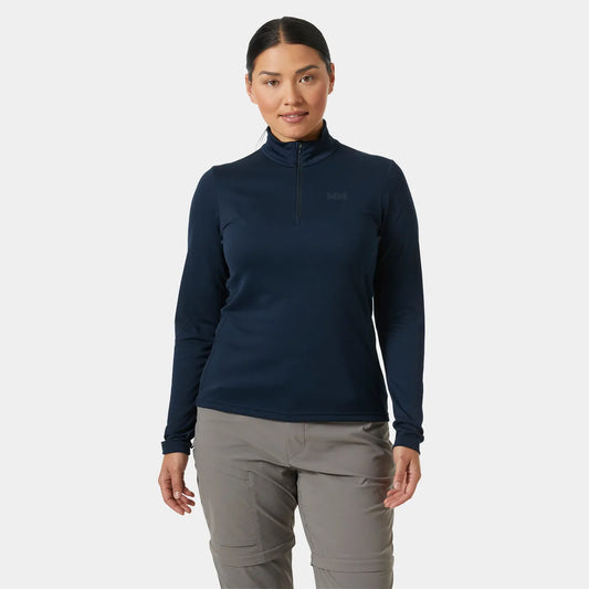 Helly Hansen Women's HH LIFA ACTIVE Solen Half-Zip Base Layer - 597 NAVY
