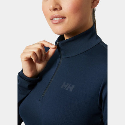 Helly Hansen Women's HH LIFA ACTIVE Solen Half-Zip Base Layer - 597 NAVY