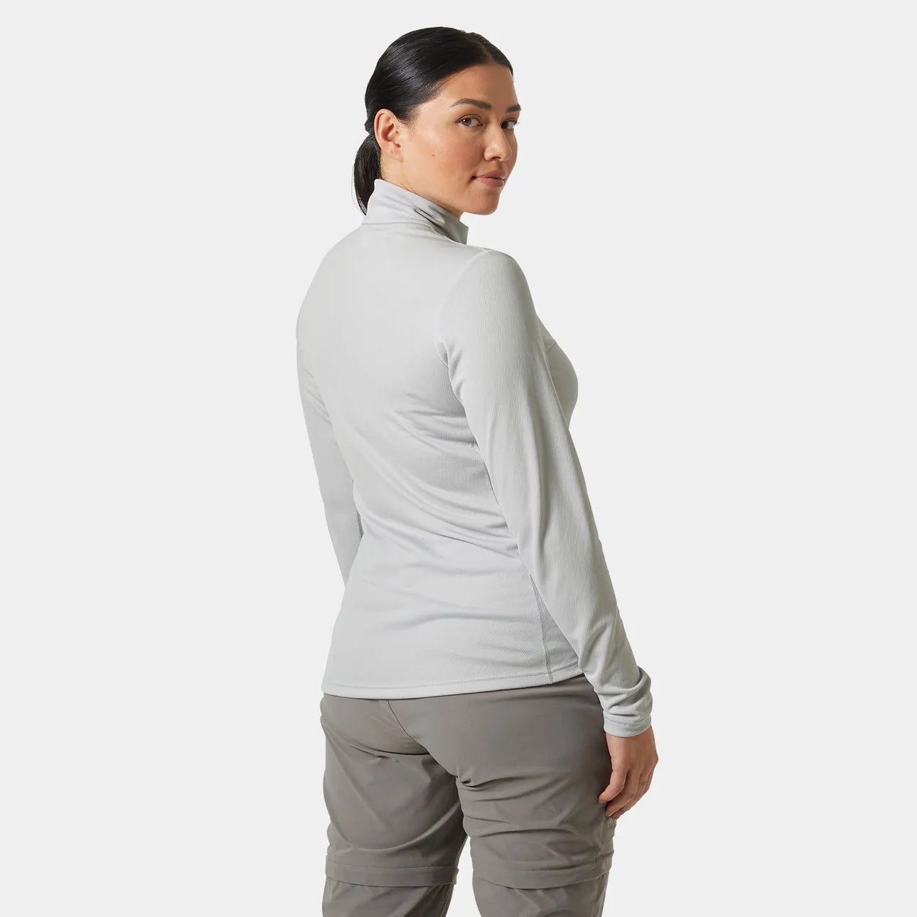 Helly Hansen Women's HH LIFA ACTIVE Solen Half-Zip Base Layer - 853 GREY FOG