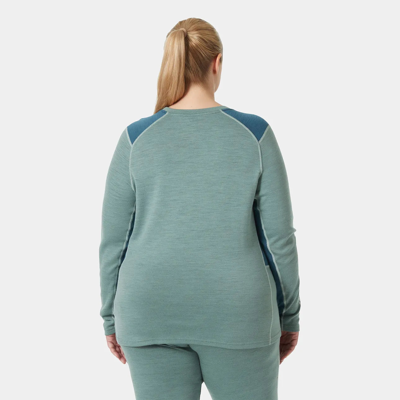 Helly Hansen Women's LIFA Merino Midweight Crew Plus Shirt - 489 CACTUS