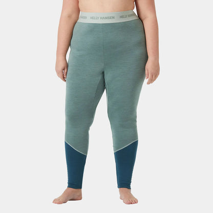 Helly Hansen Women’s LIFA Merino Midweight Pants Plus - 489 CACTUS
