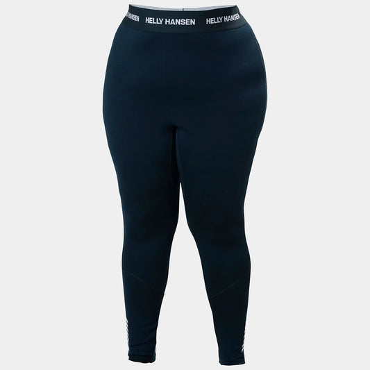 Helly Hansen Women’s LIFA Merino Midweight Pants Plus - 597 NAVY