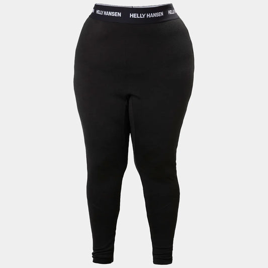 Helly Hansen Women’s LIFA Merino Midweight Pants Plus - 990 BLACK