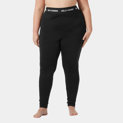 Helly Hansen Women’s LIFA Merino Midweight Pants Plus - 990 BLACK