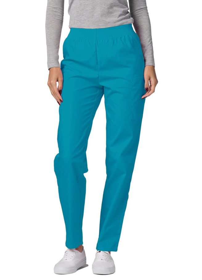 Adar Cargo Utility Pants - Silver Gray - Submarine - Teal Blue