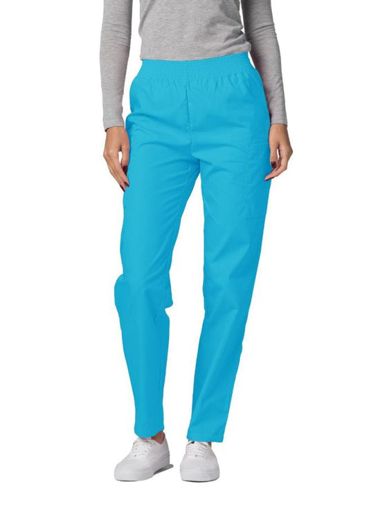 Adar Cargo Utility Pants - Turquoise - White