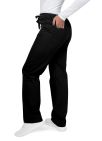 Adar Unisex Drawstring Pants - Black - Burgundy - Caribbean Blue