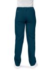 Adar Unisex Drawstring Pants - Black - Burgundy - Caribbean Blue