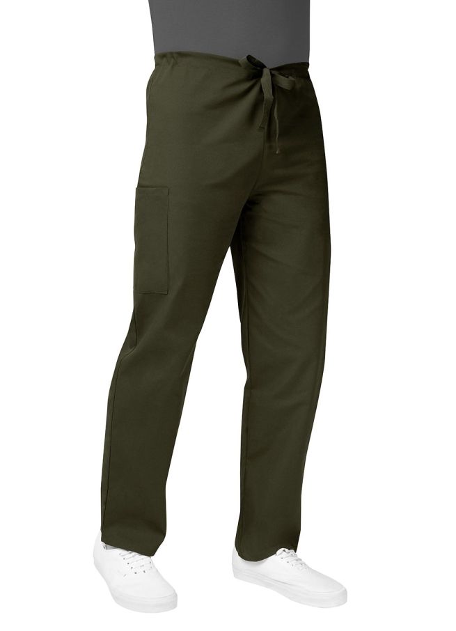 Adar Unisex Drawstring Pants - Mandarin Orange - Olive - Navy