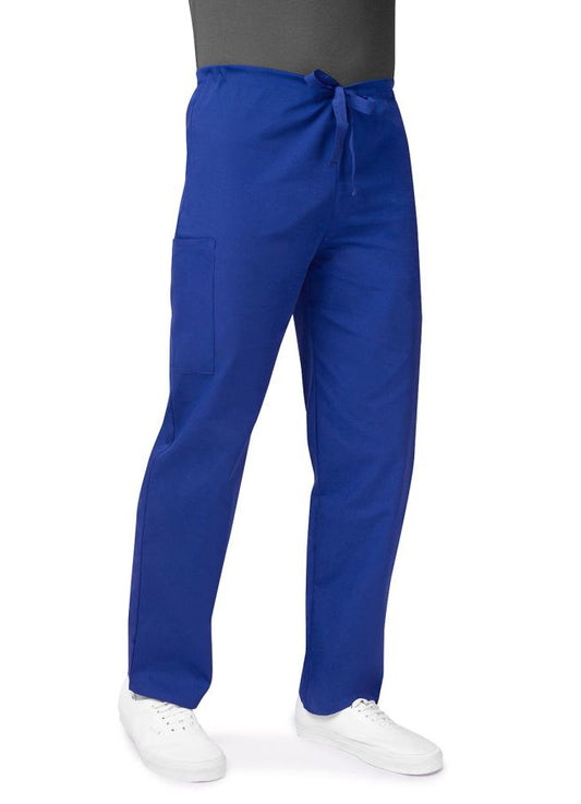 Adar Unisex Drawstring Pants - Royal Blue - Sherbet - Red