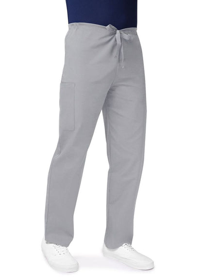 Adar Unisex Drawstring Pants - Silver Gray - Submarine - Surgical Green