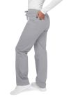 Adar Unisex Drawstring Pants - Silver Gray - Submarine - Surgical Green