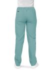 Adar Unisex Drawstring Pants - Silver Gray - Submarine - Surgical Green